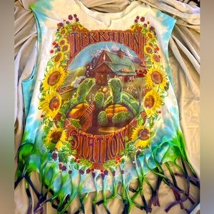 VTG Greatful Dead fringe top.